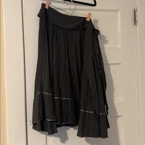 Gray sparkle skirt size 12